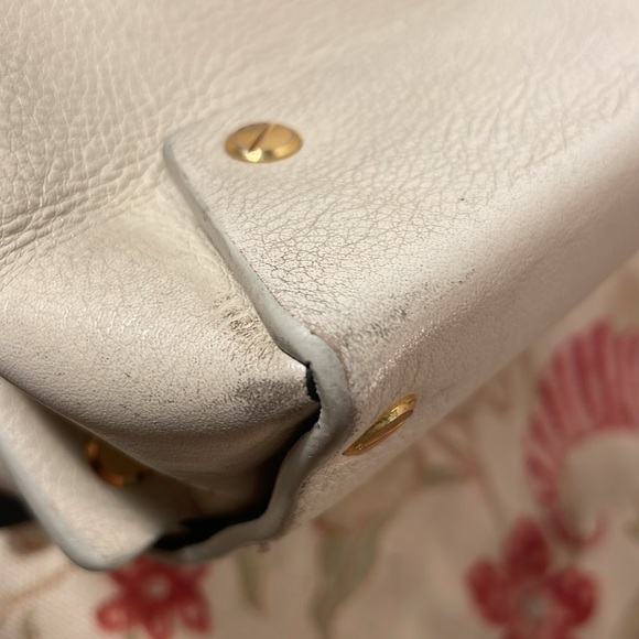 Yuzefi Delila Mini Bucket Bicolor Hand or Crossbody Bag Authentic - Picture 12 of 16